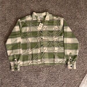 Vale forever valley green spider flannel